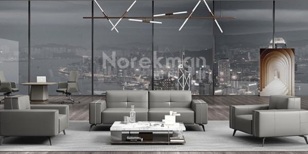 诺尔卡曼办公沙发：为企业办公接待空间注入活力与创造力